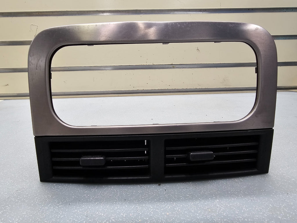 🔥99-04 Jeep Grand Cherokee Center Dash RADIO Bezel A/C Air Vent Trim SILVER