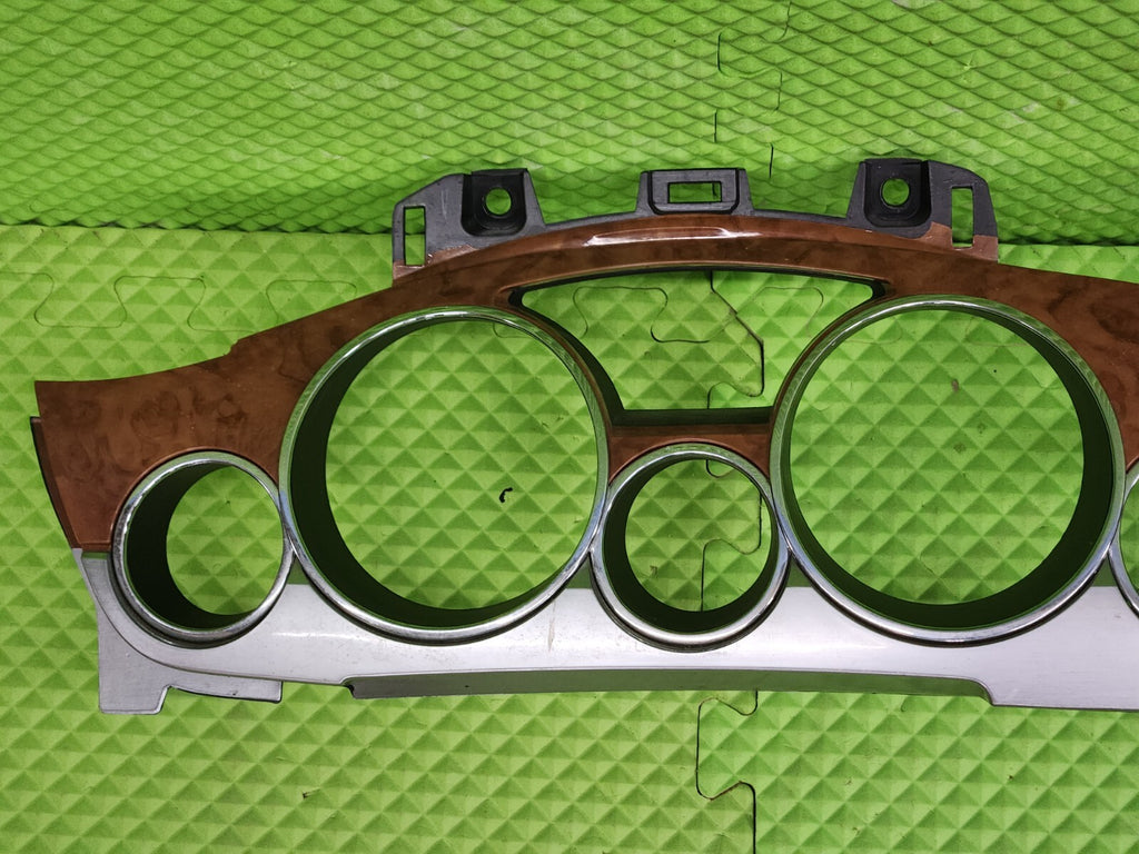 🔥2008-2012 BUICK ENCLAVE DASH INSTRUMENT CLUSTER BAZEL TRIM OEM WOODGRAIN