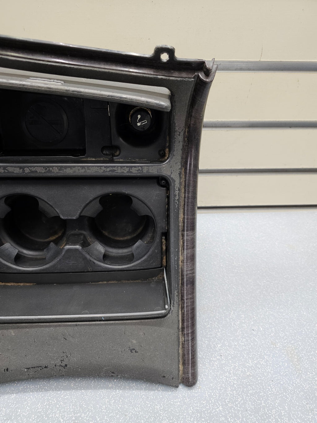 🔥99-02 CHEVY GMC Center Console Dash Trim Panel Ashtray Cup Drink Holder GRAY