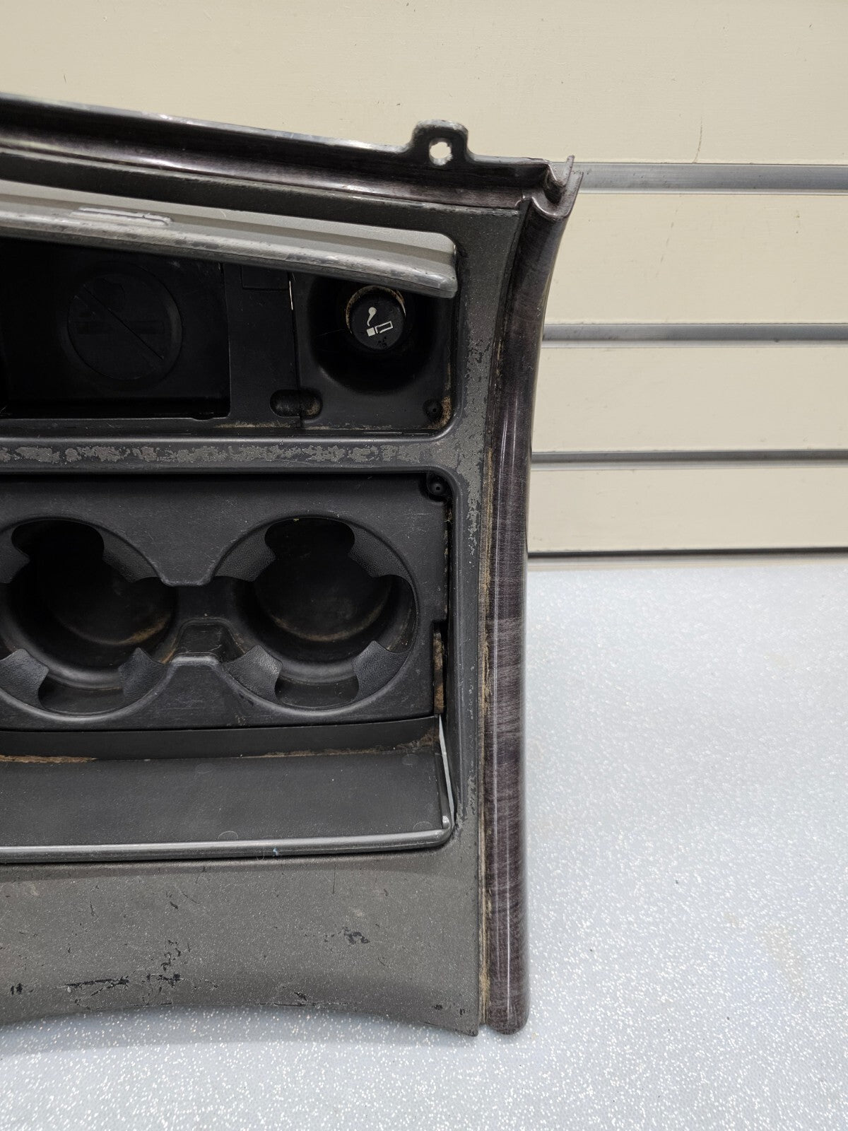 🔥99-02 CHEVY GMC Center Console Dash Trim Panel Ashtray Cup Drink Holder GRAY