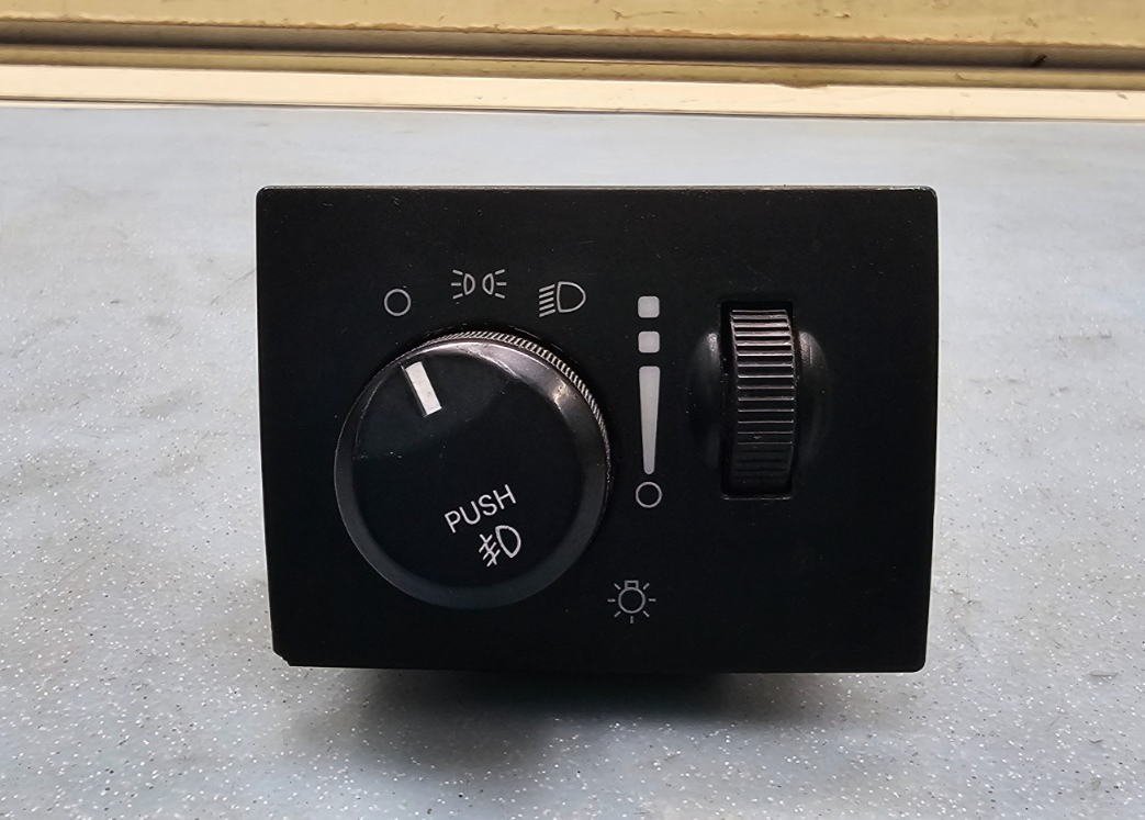 🔥05-10 Chrysler 300 Charger Magnum Headlight Switch Dimmer Assembly Black HS4