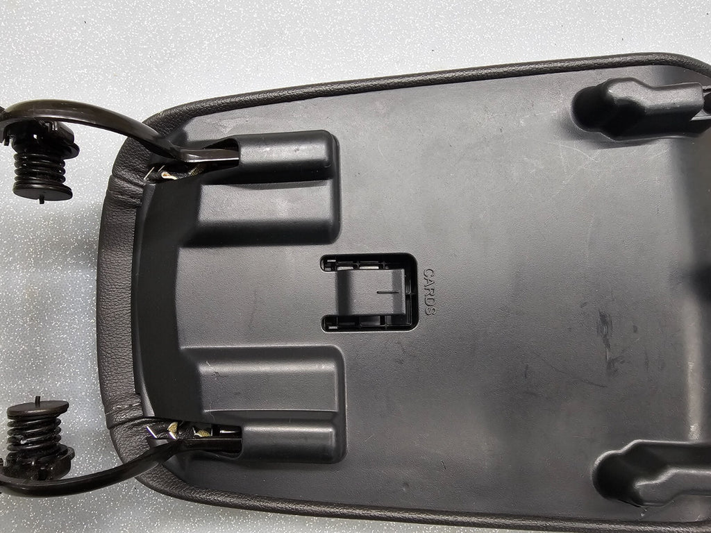 🔥13-16 Ford Fusion Front Center Console Lid Armrest Leather Cover Top Pad Black