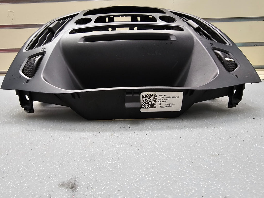 🔥14-16 FORD TRANSIT CENTER DASH RADIO DISPLAY CLIMATE SURROUND BEZEL TRIM BLACK