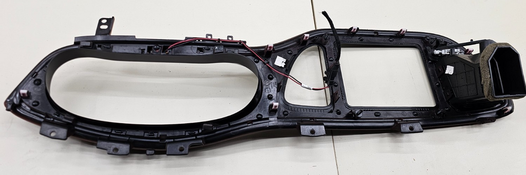 🔥13-16 Dodge Dart Instrument Cluster Spedometer Radio Bezel Trim Black OEM