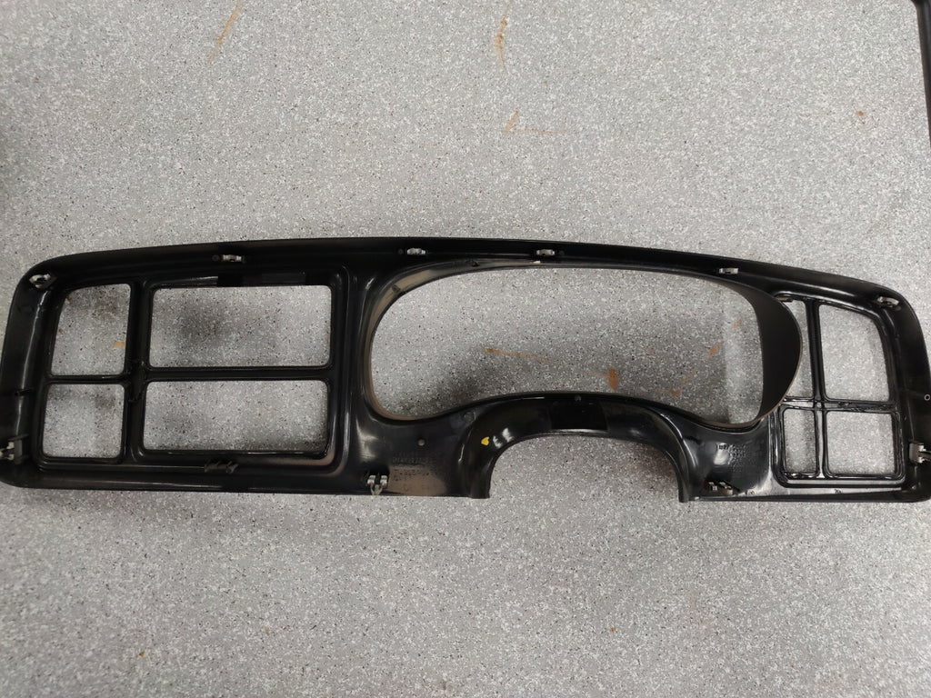 🔥99-02 CHEVY GMC INSTRUMENT Cluster Speedo Dash Trim Panel Radio Bezel Tan C4