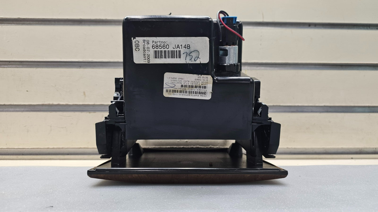 🔥07-12 Nissan Altima Compartment Center Console Storage Bin Woodgrain OEM
