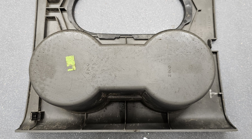 🔥04-08 Ford F150 Center Floor Console Shifter Shift Bezel Cup Holder Gray OEM