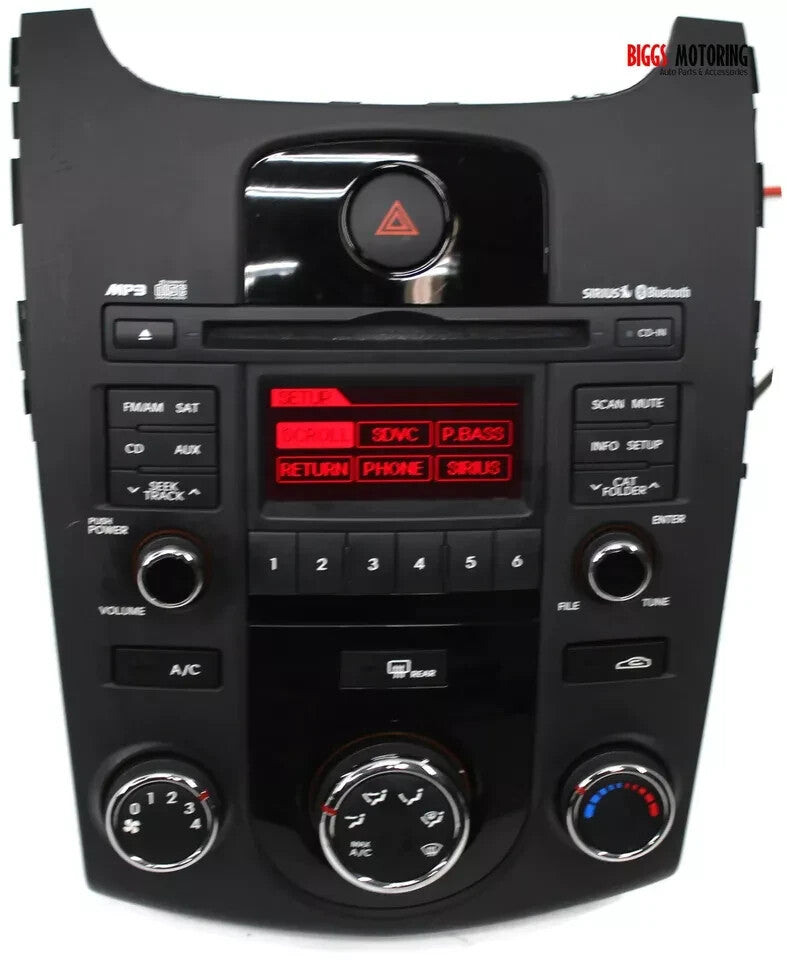 🔥2010-2013 Kia Forte DASH Radio AM FM Stereo MP3 CD Player W/AC Control OEM