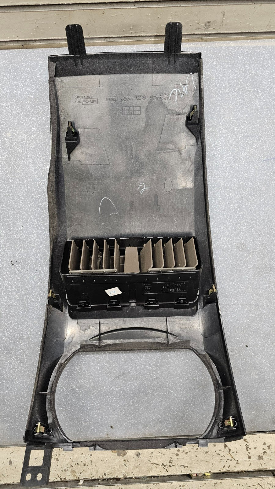 🔥02-04 NISSAN ALTIMA CENTER DASH VENT RADIO STEREO BEZEL TRIM PANEL SILVER