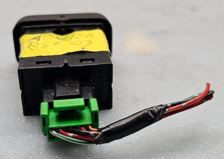🔥02-06 Acura RSX Sunroof Switch Assembly Roof Black OEM