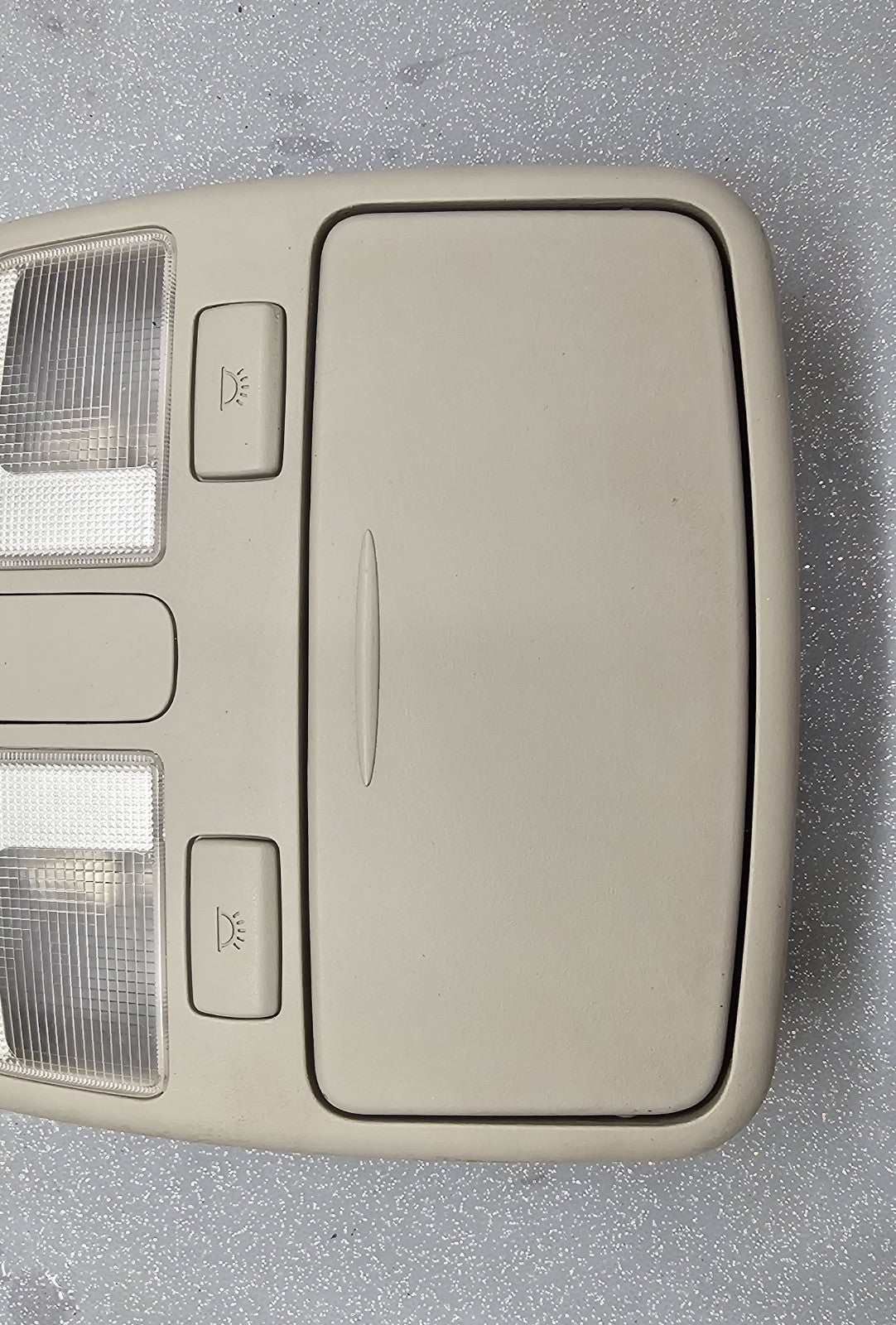 06-10 Hyundai Sonata Overhead Console Dome Map Light Lamp Storage Assembly Gray