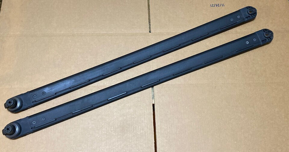 🔥2010-2014 Subaru Outback Upper Roof Rack Crossbars Set Pair OEM