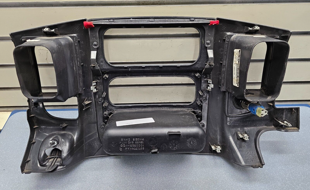 🔥02-05 Dodge RAM Dash RADIO Audio Stereo Bezel Climate Trim Panel Black B10