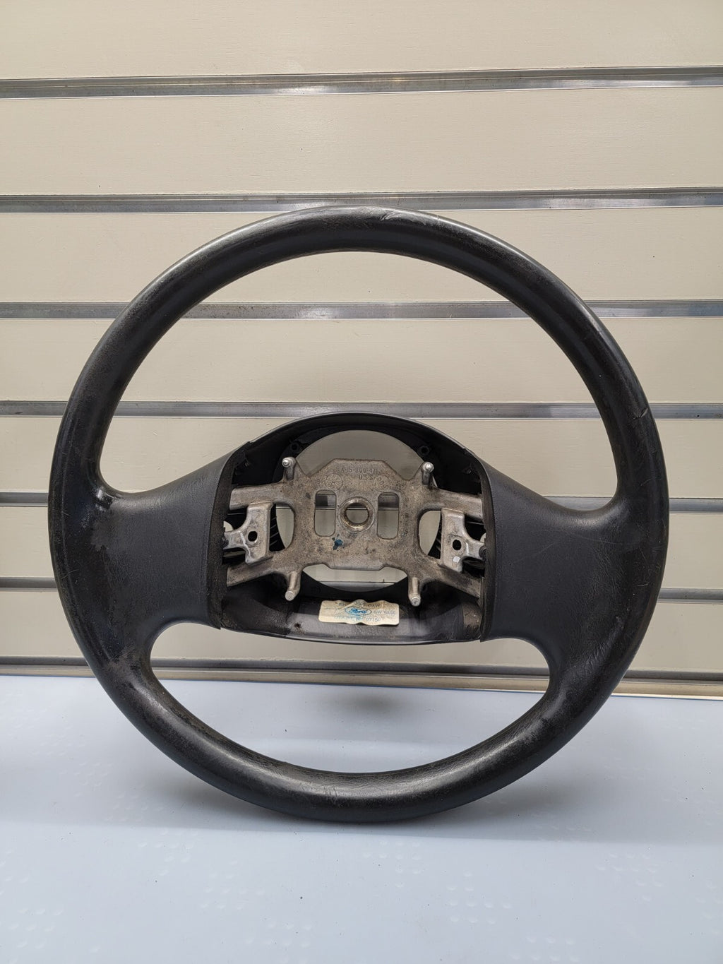 🔥1997-2003 Ford F-150 Leather Steering Wheel Cruise Dash Black