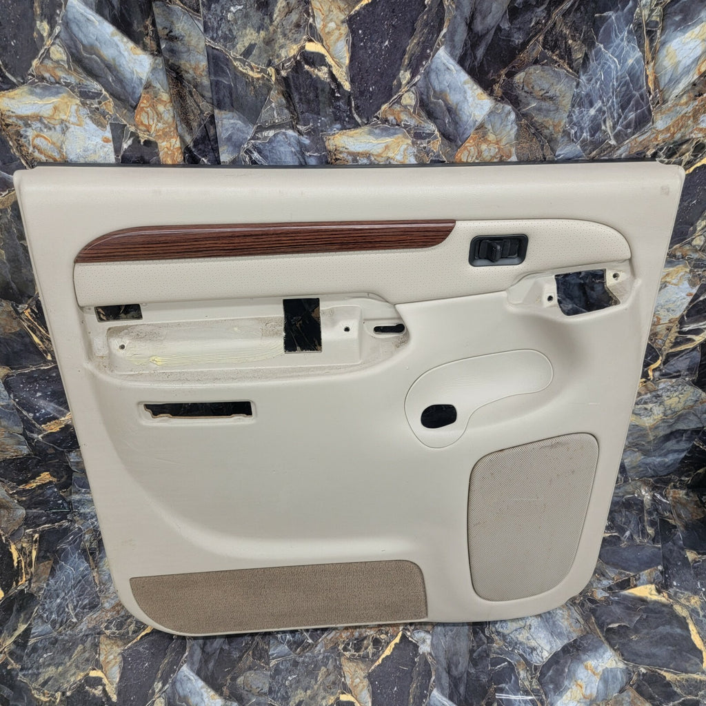 🔥99-06 Silverado SIERRA Door Panel Rear LEFT /No Arm TAN 09 D6