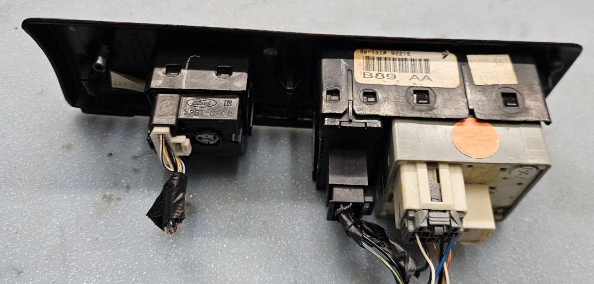 🔥00-02 Lincoln LS Dash Headlight Lamp Control Switch Assembly Woodgrain OEM