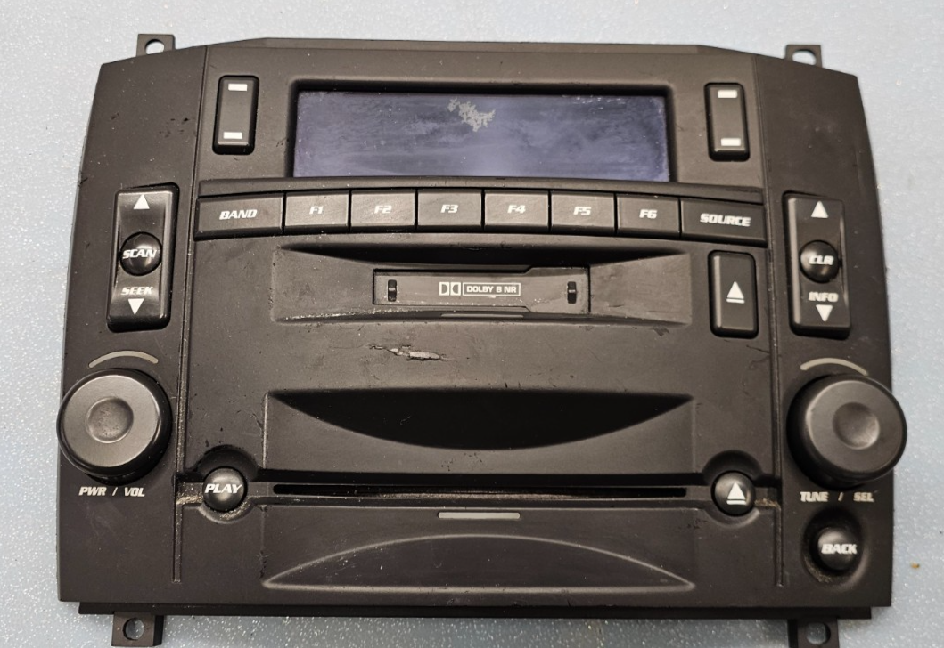🔥04-07 Cadillac CTS AM FM Stereo Audio Display CD Radio Receiver Black OEM