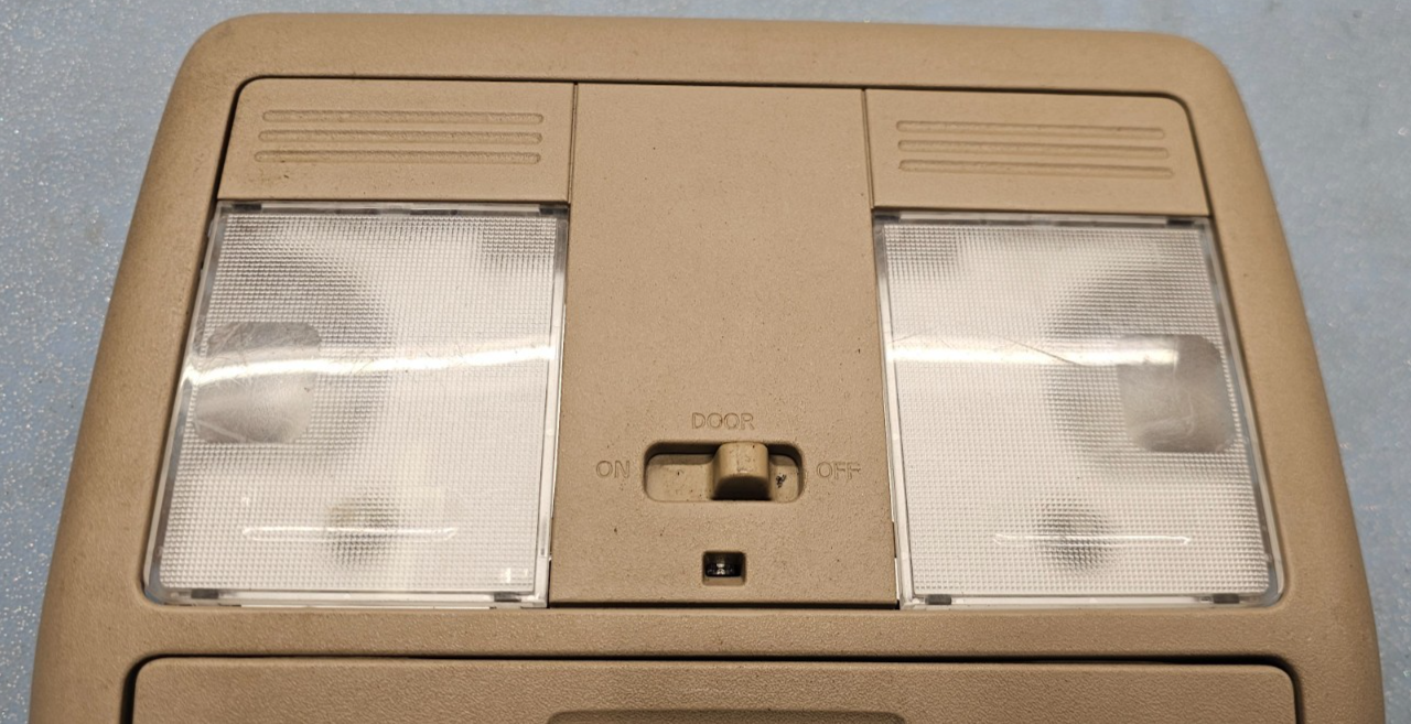 🔥04-08 Nissan Maxima Overhead Console Dome Map Light Switch Assembly TAN