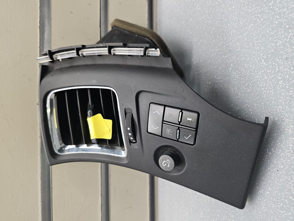 🔥08-14 Cadillac CTS Left Driver Dash AC Heater Air Vent Trim Panel Bezel Black