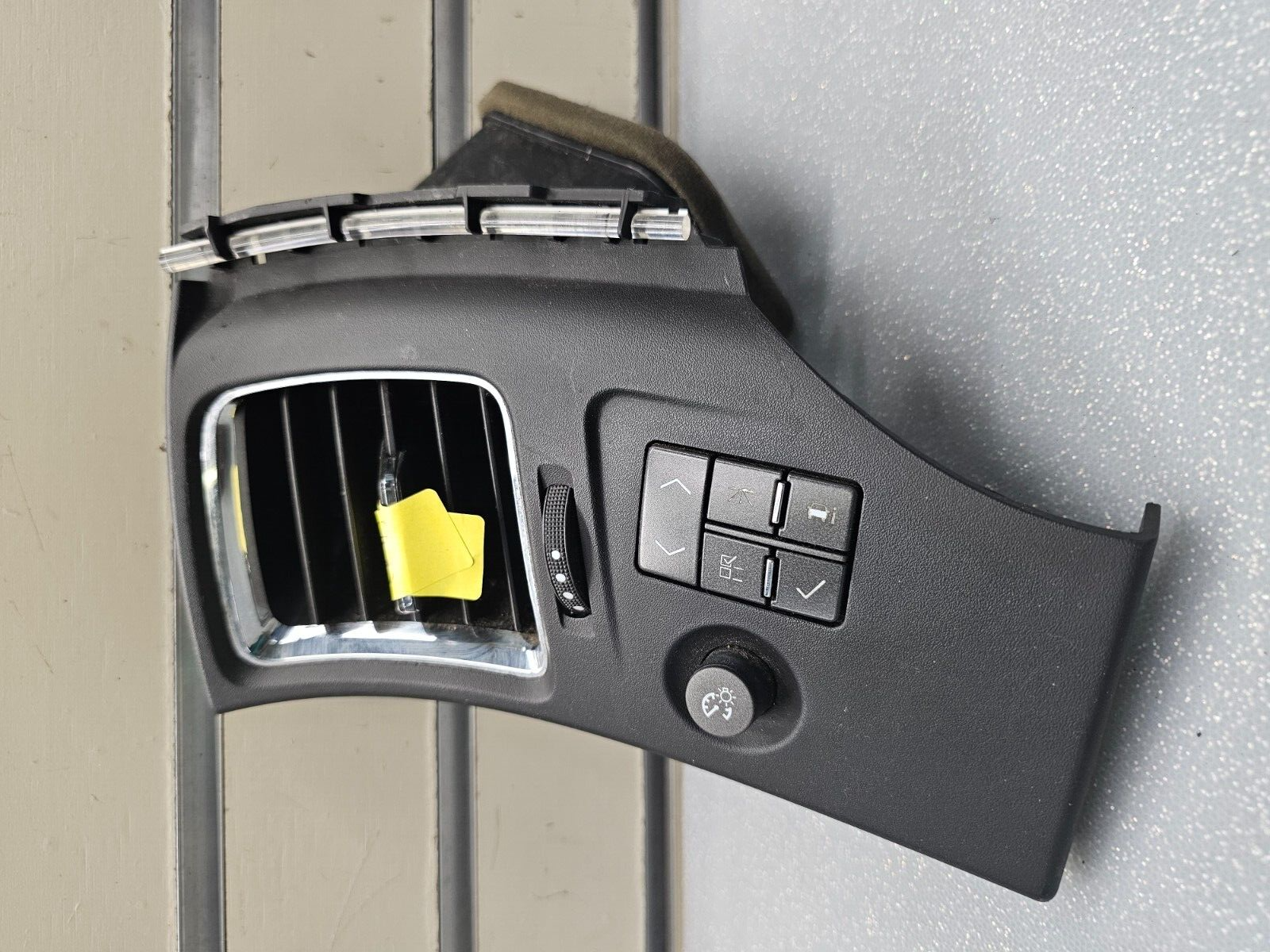 🔥08-14 Cadillac CTS Left Driver Dash AC Heater Air Vent Trim Panel Bezel Black