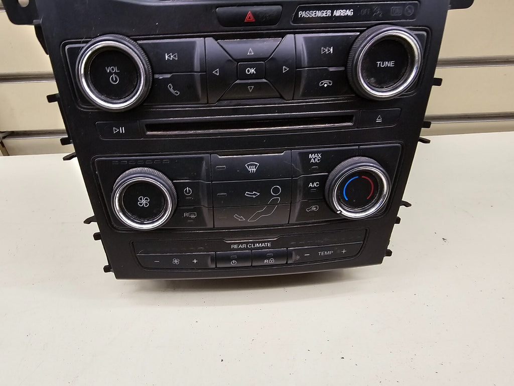 🔥16-18 FORD EXPLORER DASH CD FM RADIO BEZEL CLIMATE TEMPERATURE CONTROL PANEL