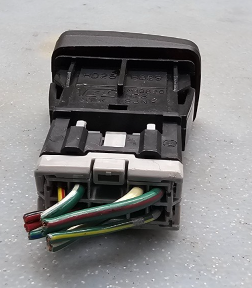 🔥03-08 Honda Pilot Accord Emergency Hazard Light Control Switch Unit Black OEM