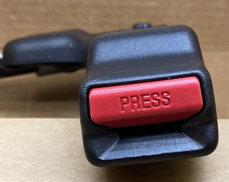 🔥06-11 Honda Civic Front Left Driver Side Seat Belt Seatbelt Buckle Black