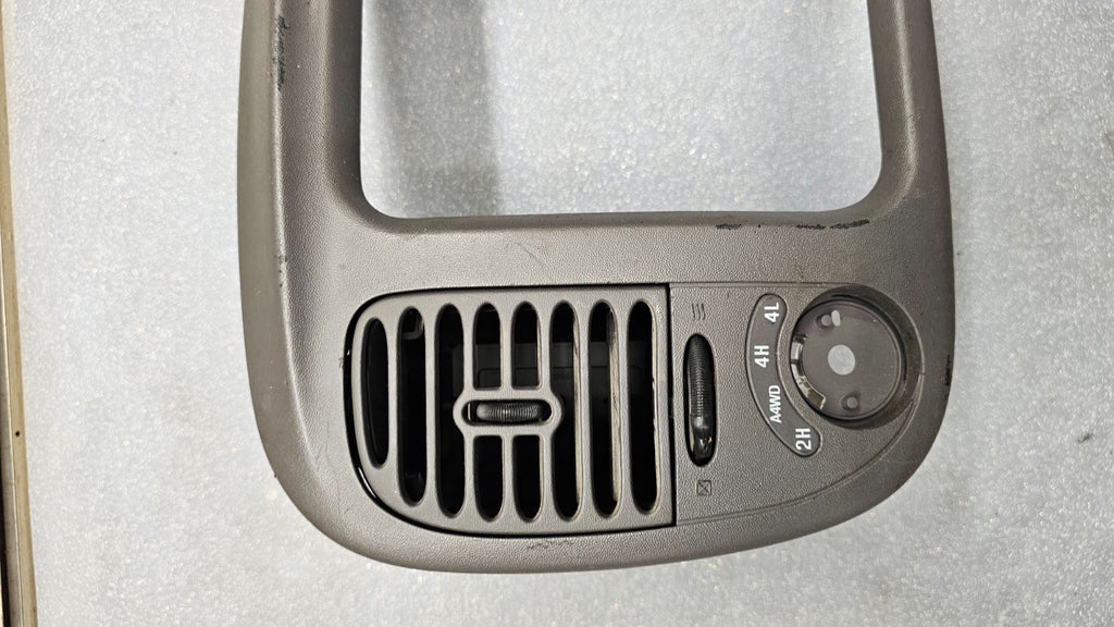 🔥97-03 Ford F150 Center Dash Radio Climate Trim Stereo BEZEL Panel  GRAY