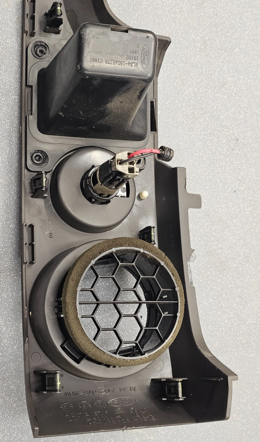 🔥09-14 Ford F150 Dash Right Passenger Air Vent Heater AC A/C Panel silver OEM