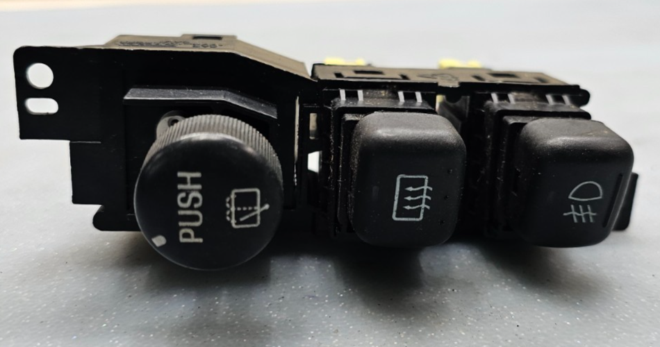 🔥95-11 EXPLORER RANGER REAR WIPER SWITCH DEFROST FOG LAMP LIGHT CONTROL BLACK