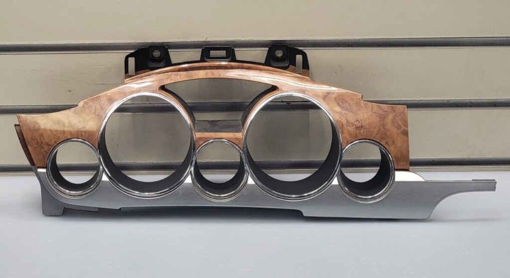 2008-2012 BUICK ENCLAVE SPEEDOMETER GAUGE CLUSTER TRIM BEZEL OEM woodgrain