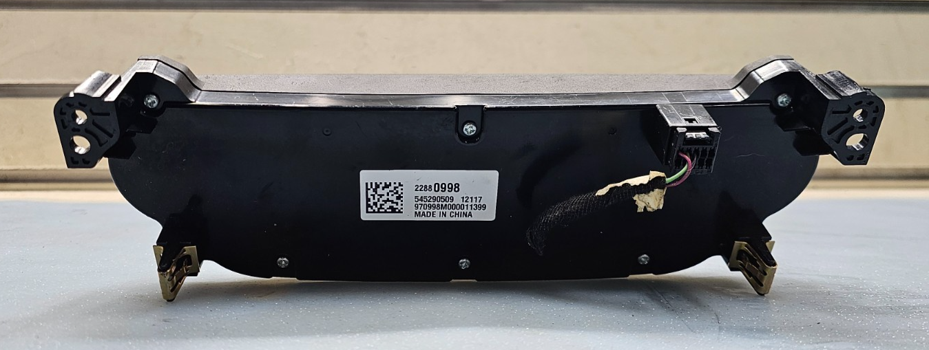 🔥13-15 Chevy Malibu Dash AM FM Radio Stereo Receiver Control Trim Panel Black