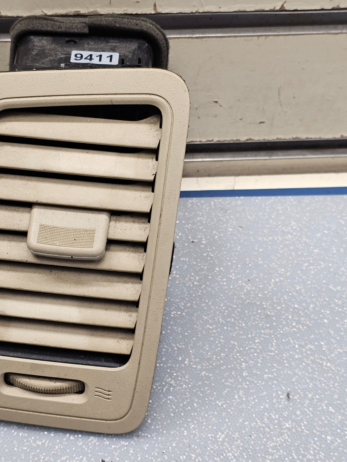 09-14 MURANO DASH CENTER RIGHT PASSENGER AIR VENT HEATER FILTER TEMPERATURE TAN