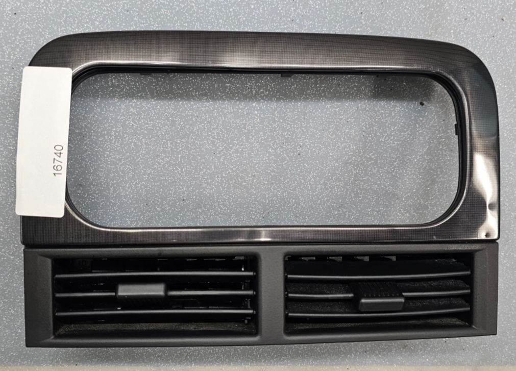 🔥99-04 Grand Cherokee Center Dash RADIO Bezel A/C Air Vent Trim Panel Black