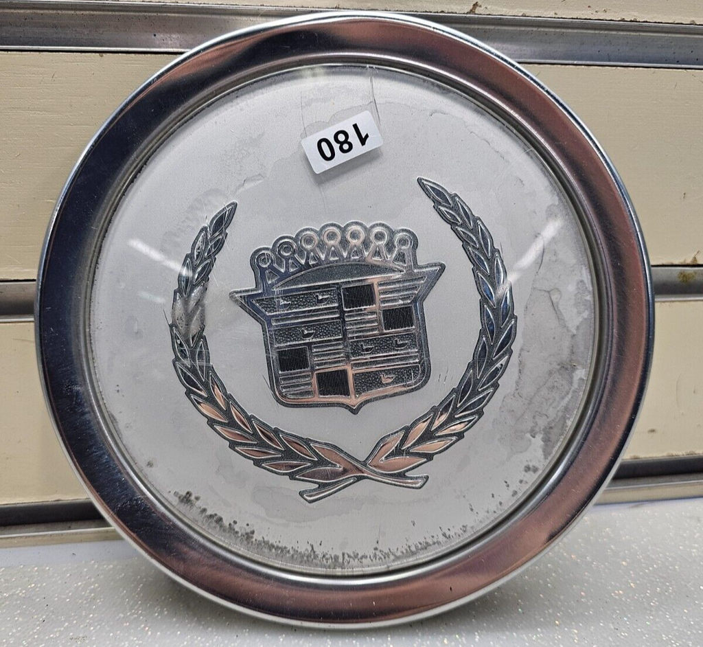 88-91 Cadillac Deville Front Rear LH/RH Wheel Center Cap Hubcap Silver Lower OEM