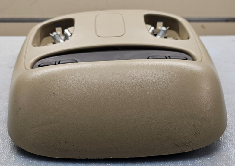 🔥02-05 Dodge RAM Overhead Console DOME Light Roof Storage Compartment Tan