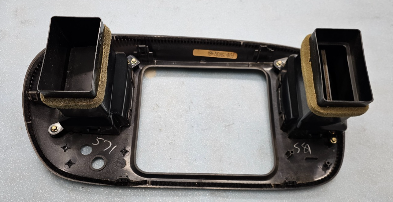 🔥97-03 Ford F150 Center Dash FM Radio Climate Trim Stereo BEZEL Panel DK TAN B1