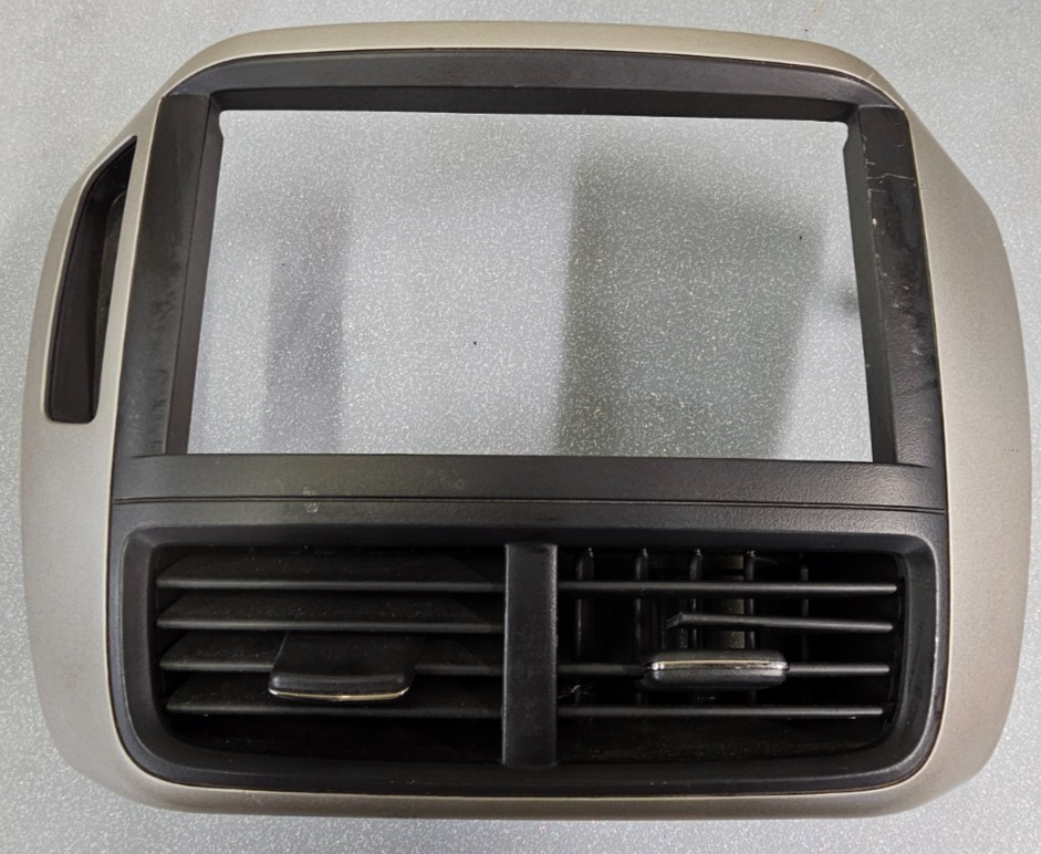 🔥06-08 HONDA PILOT Honda Pilot Radio Climate Dash Trim Bezel Silver/Black