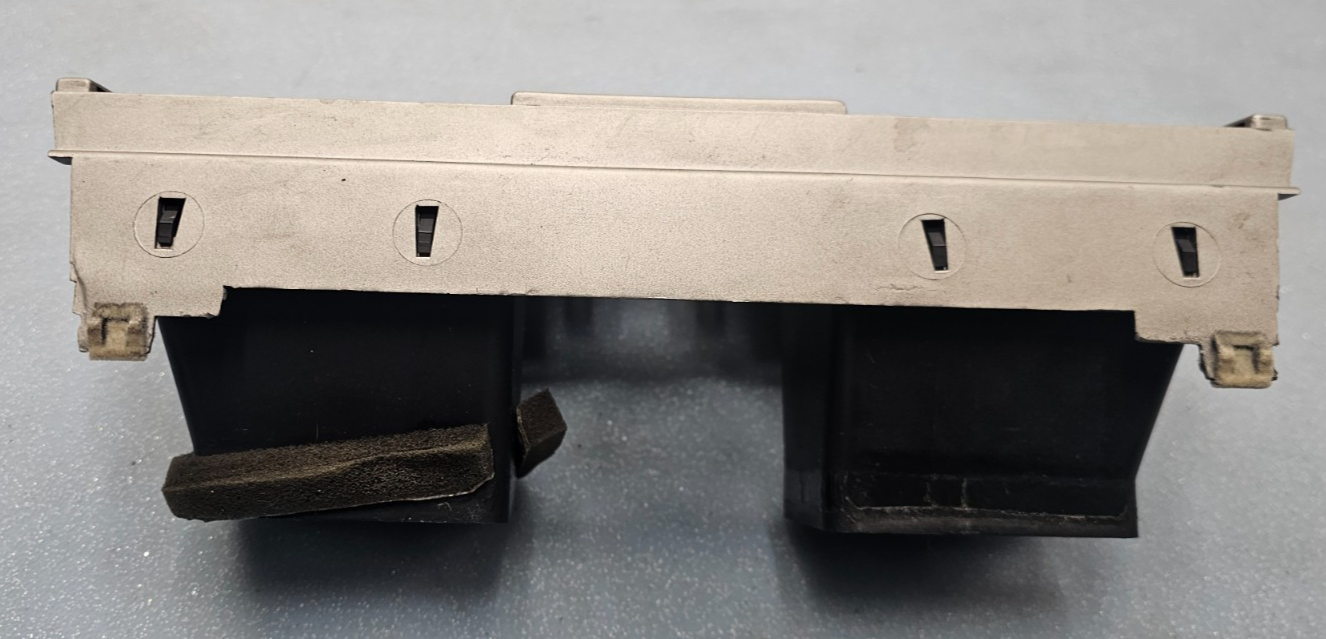 🔥07-09 LINCOLN MKZ DASH CLOCK DISPLAY ANALOG TIME HVAC A/C AIR VENT BEZEL Tan