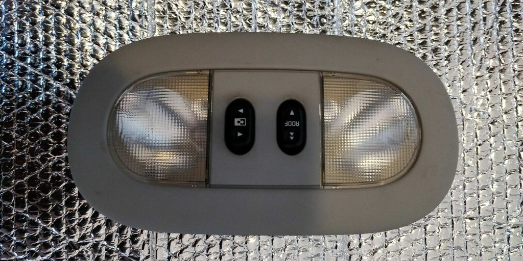 04-08 Ford F150 Overhead Console Front Center Dome Map Light Sunroof Switch GRAY