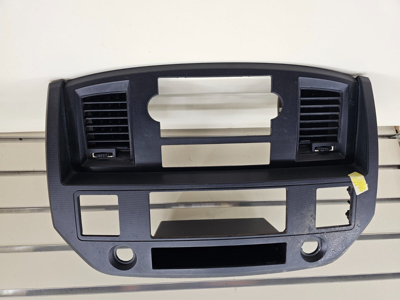 06-08 Dodge RAM Dash RADIO Bezel Climate Trim Panel Storage Black OEM B11