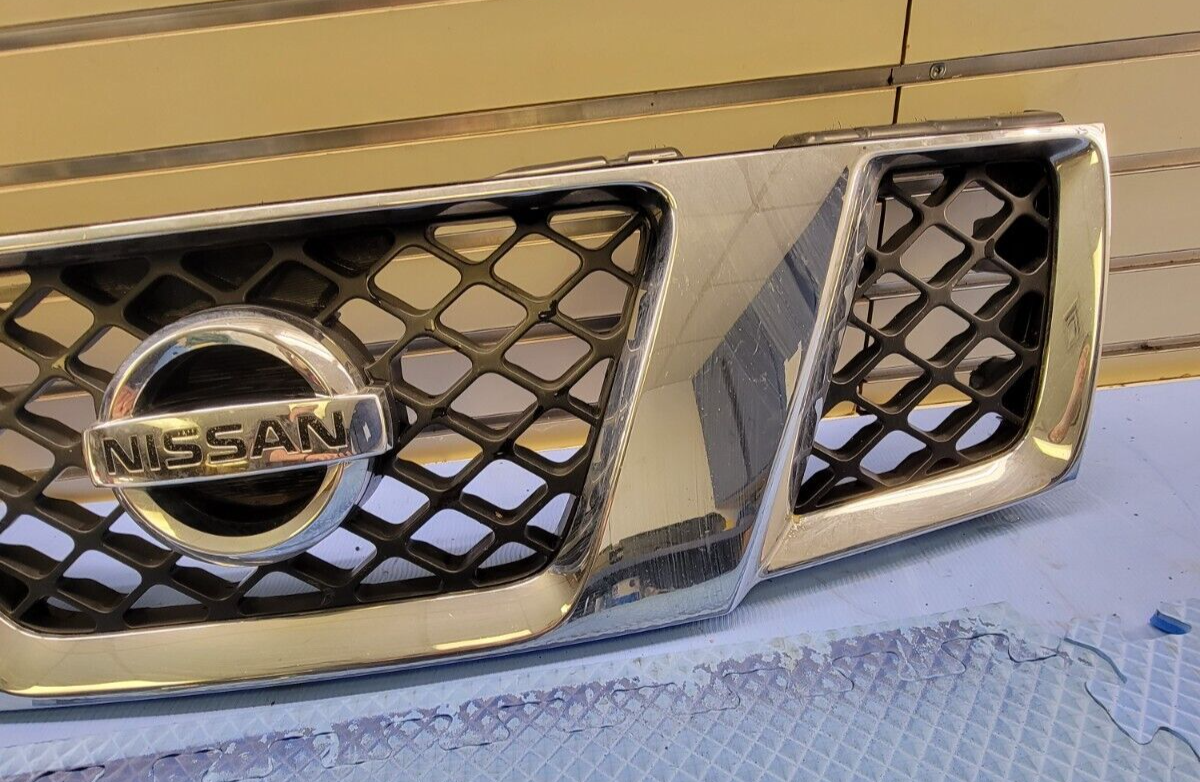🔥08-12 NISSAN PATHFINDER FRONT GRILLE ASSEMBLY COVER INSERT MOLDING CHROME OEM