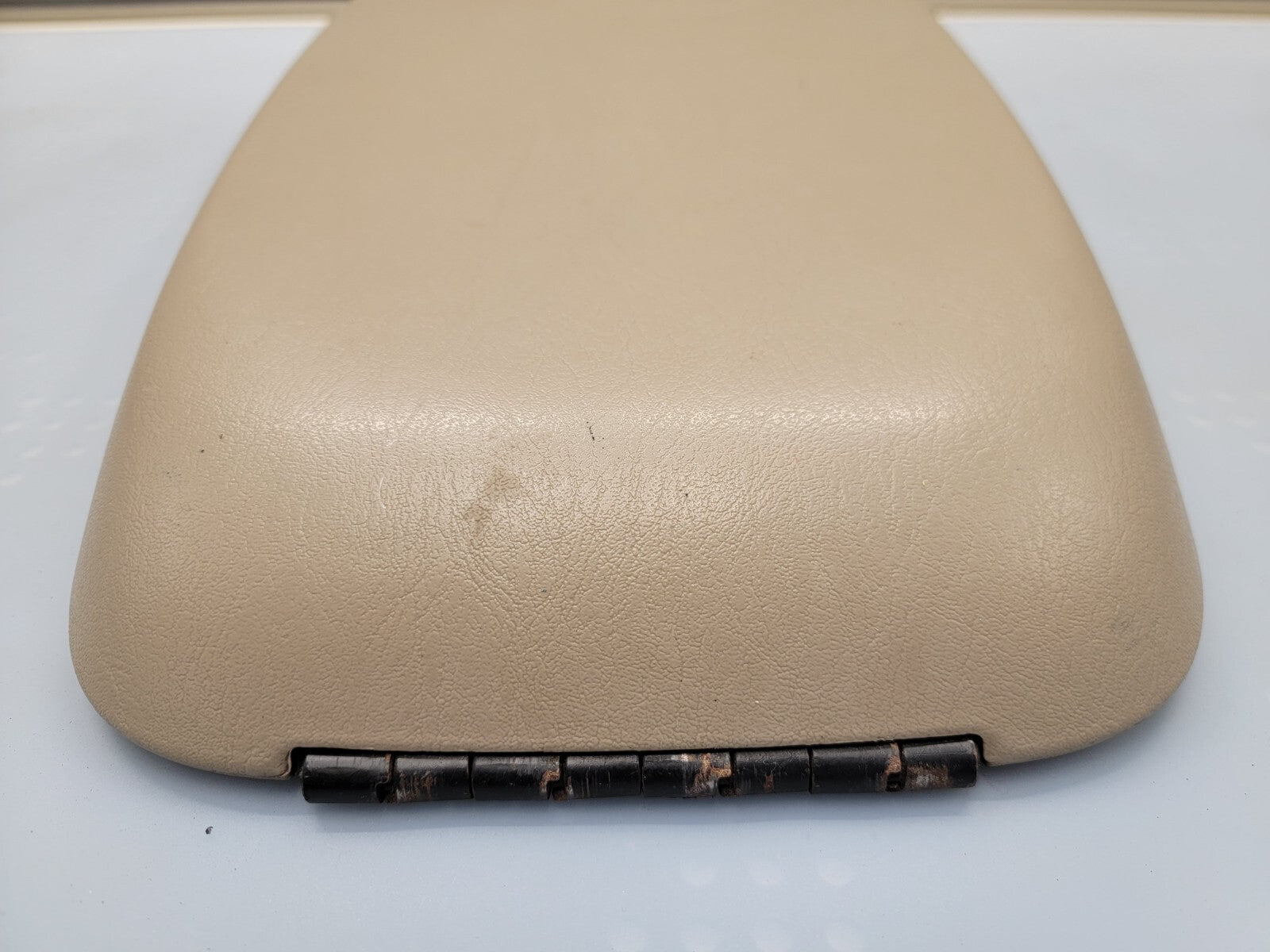 🔥99-07 Ford Excursion F250 F350 Front Center Console Lid TAN OEM