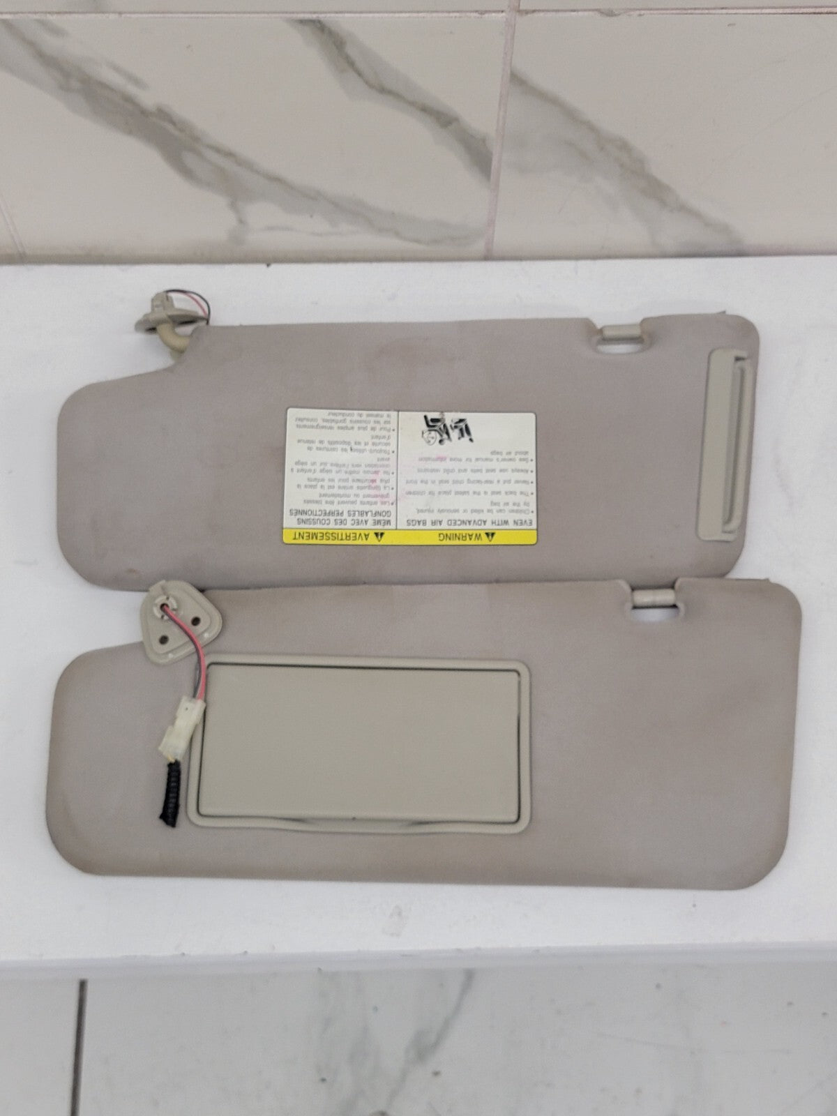 🔥2003-2007 NISSAN MURANO SUN VISORS SHADE SUNVISORS SET  GRAY