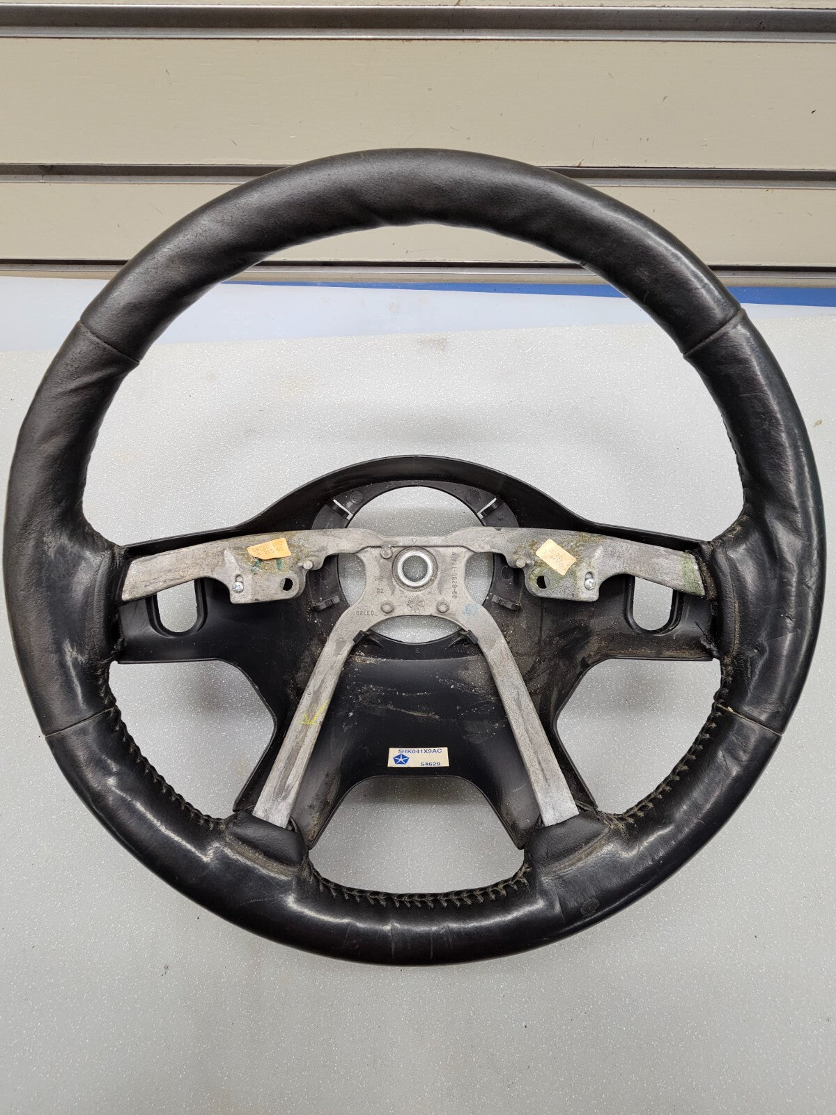 🔥2002-2007 Jeep Liberty Steering Wheel Leather Wrapped Factory Black