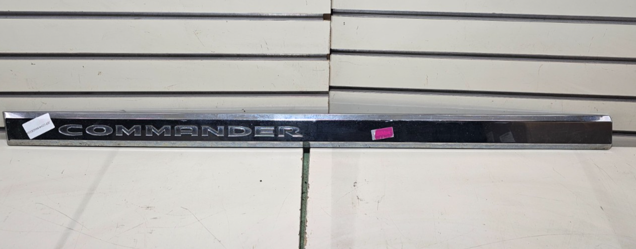 🔥06-10 Jeep Commander Front Left Driver Chrome Door Molding Trim Panel Silver