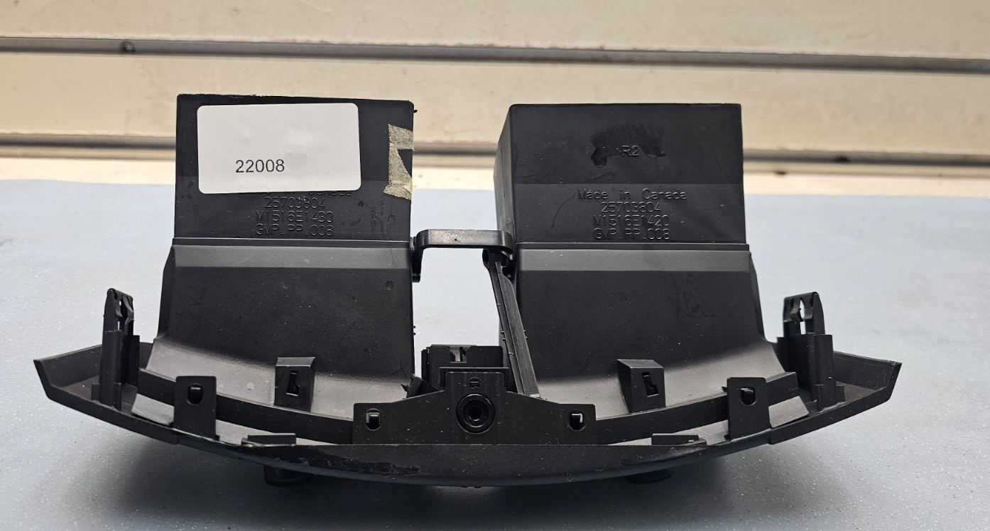 🔥03-07 CADILLAC CTS FRONT CENTER DASH DASHBOARD DUAL AIR VENT TRIM BLACK OEM