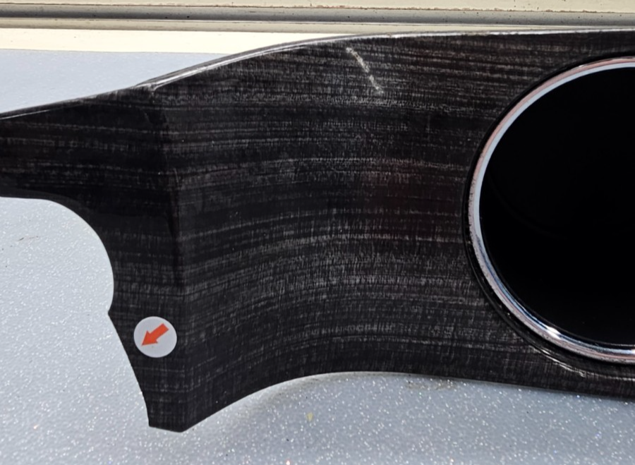 🔥13-16 MALIBU Gear Shifter Surround Trim Cup Drink Holder Insert Wood OEM