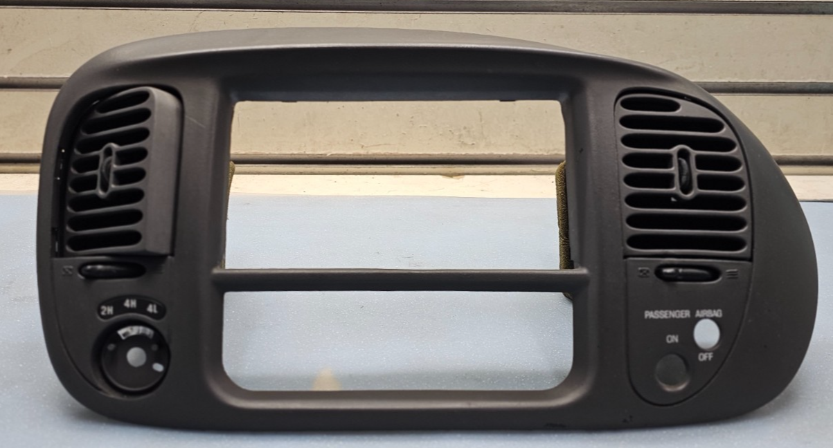 🔥 97-03 Ford F150 Center Dash Radio Climate BEZEL TRIM Panel Gray