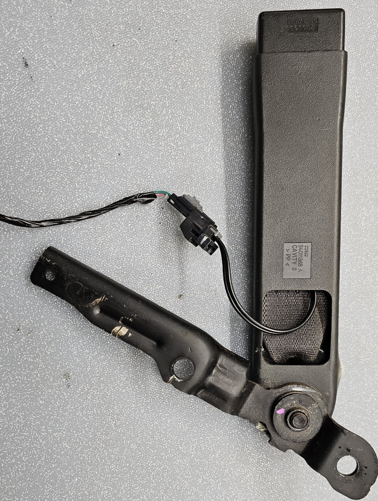 🔥2009-2016 Chevy Impala Front Left Driver Seat Belt Buckle Assembly Black